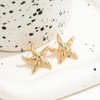 Starfish Stud Earrings Lightweight Boho Ocean Seashell Earring Trendy Summer