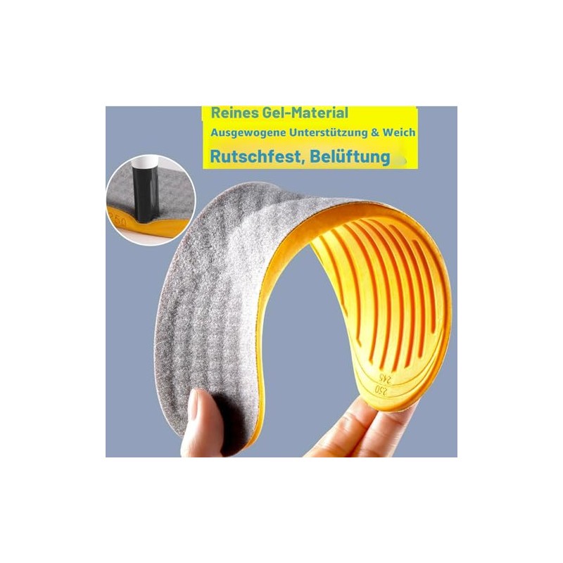 Goofort Orthotic Insoles for Women Men Posture Corrector 4 in