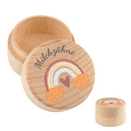 Moosono Tooth Box Milk Teeth for Boys Girls Tooth Box Milk Tooth Box Gift Ideas for Christening and Birthday Gifts for New Parents