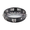 Tambourine Double Row 16 Pairs Metal Jingles Clear Sound Laser
