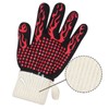 BBQ Gloves Heat Resistant Gloves Grilling Gloves Silicone Oven Gloves