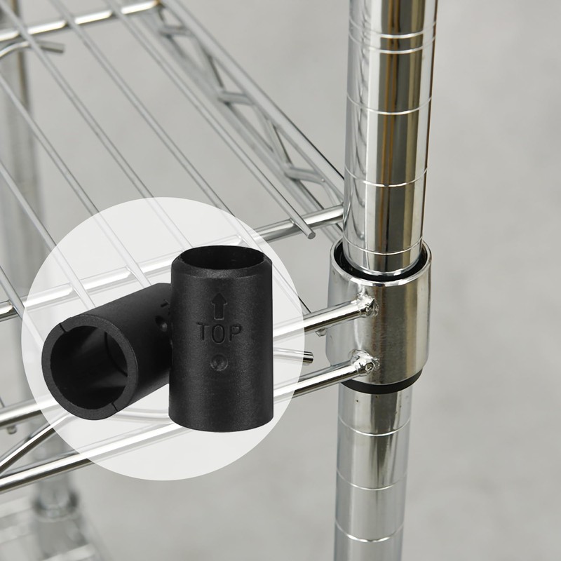 Kellarosses Wire Shelf Clips 50Pcs - for 1" Post Wire