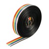 uxcell Flat Ribbon Cable 10P Rainbow IDC Wire 1.27mm Pitch
