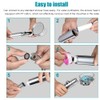 Magik Water Saving Flow 360 Spinning High Pressure Nozzle Shower