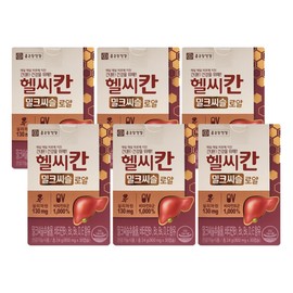 Chong Kun Dang Health Healthy Khan Milk Thistle Royal 800mg x 30 Capsules (6ea) / 종근당건강 헬씨칸 밀크씨슬 로얄 800mg x 30캡슐 6개