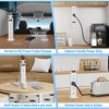 Pop Up Outlet for Countertop, 2.5'' Manual Lift Recessed Power