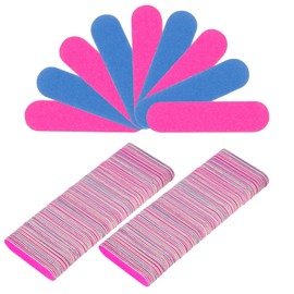 Dacitiery 200 Professional Nail Files, Professional Care Nail Files, Double-Sided Disposable Nail File 180/240 Grit, Professional Care Mini Nail Files for Gel Nails, Natural Nails, 5 x 1.3 cm