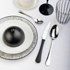 PINTINOX Set mit 12 Tischmessern Stresa Colour Schwarz, Edelstahl, rutschfester