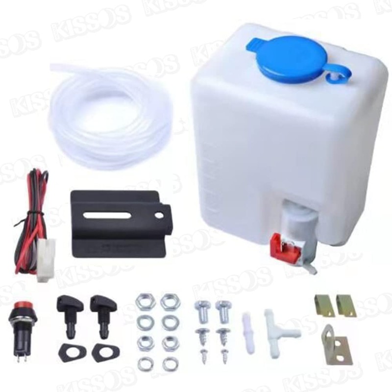 Washer Tank Kit Bottle 12V Cleaning Radiator Intercooler Box Type