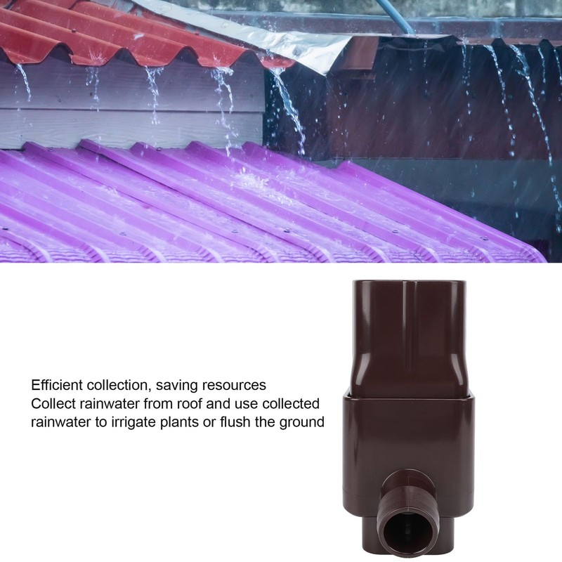 Rainwater Collection System, Efficient Diverter Kit for Roof Rain, Plant