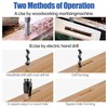 HUHAO 4 Pcs Square Hole Drill Bit Set, HSS Sharp