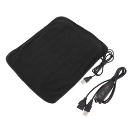 Portable USB Heating Pad Shoulder Neck Leg Waist Heating Pads with Multi Level Temperature Adjustment Timing Black