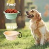 PetBonus 2-Pack Silicone Collapsible Dog Bowls, BPA Free Dishwasher Safe,