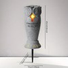 Unbranded Solar Cemetery Grave Vase with LED for Fresh Artificial