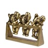 Kaly@rts Cute Elephant Statue Three Elephant Figurines Home Decor and
