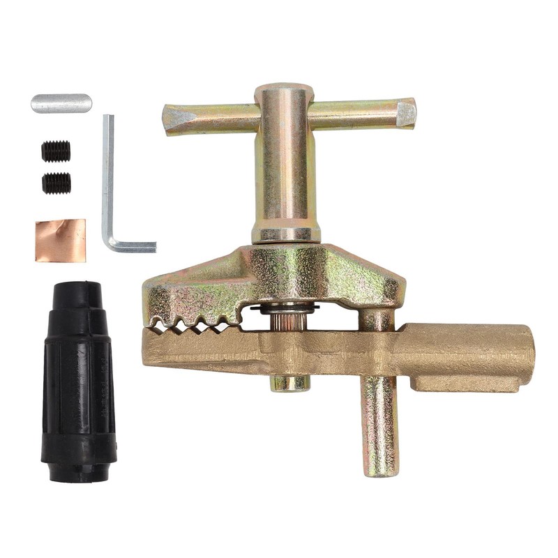 Welding Ground Clamp Brass Iron G Shape Grounding Welding Earth