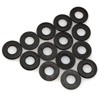 PZRT 40Pcs M4 Flat Washer Adjustment Hardware Fitting Accessories Metal