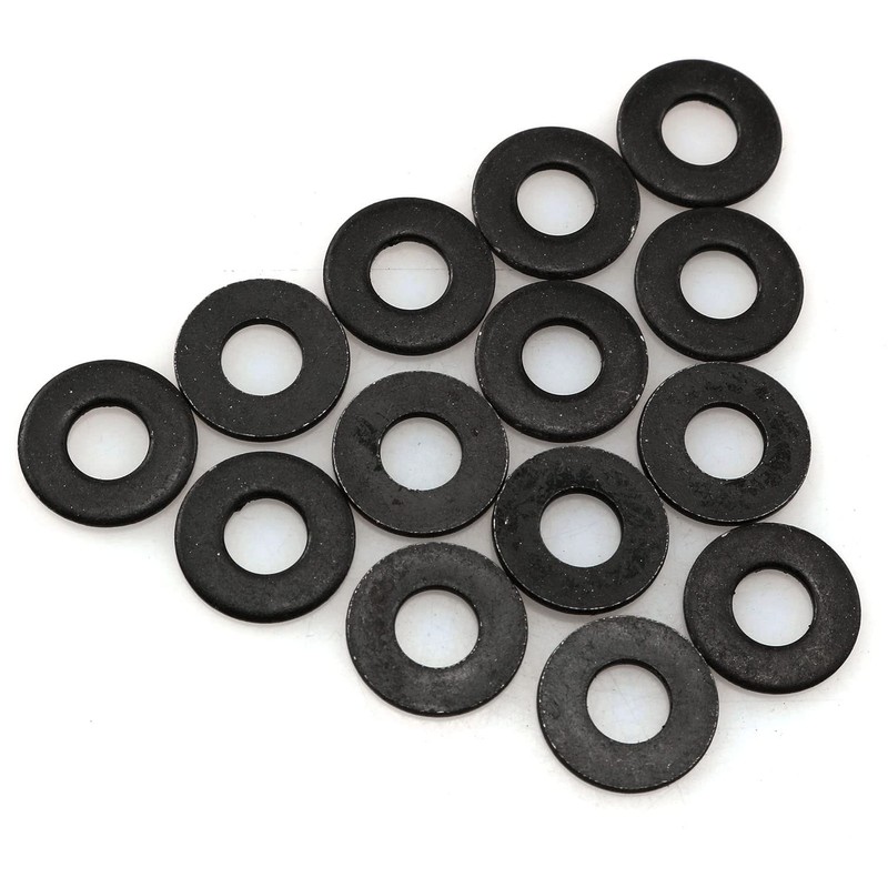PZRT 40Pcs M4 Flat Washer Adjustment Hardware Fitting Accessories Metal