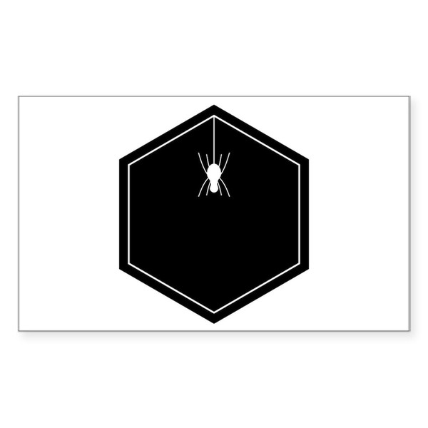 CafePress Halloween Spider Sticker Rectangle Bumper Sticker Car Decal