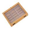 Miniature Wooden Bookshelf Anxiety Relief Multi Books Display Case Cabinet