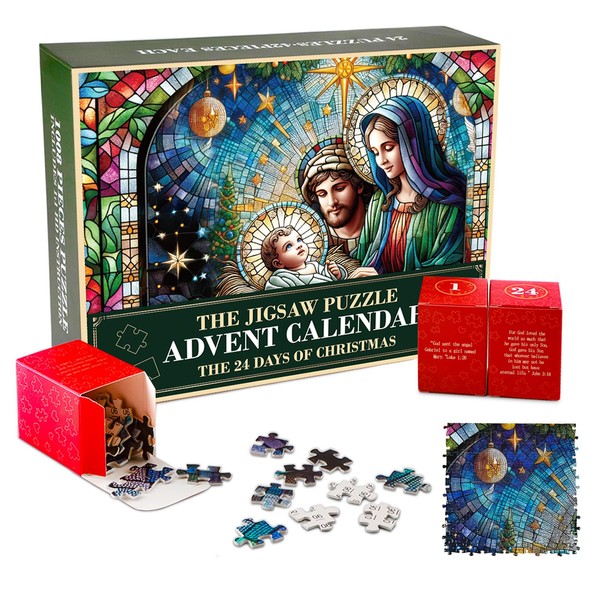EggSun Advent Calender 2024 Christmas Eve Religious style Jigsaw Puzzles