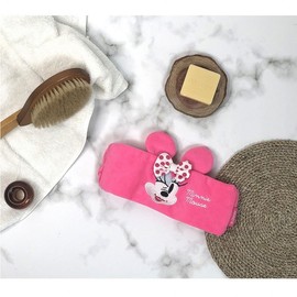 Minnie Mouse Wink Face Wash Band Jin Pink Hair Cap Hair Band