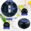 Rotary knob for gas cooker has 7 switching cycles with