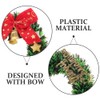 GLEAVI 12pcs Mini Christmas Wreaths: 2.55in Miniature Christmas Wreath with
