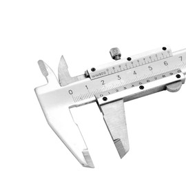 Stainless Steel Vernier Caliper, 150 mm Precision Caliper with Locking Screw for Household and Industrial Measurement
