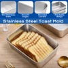 PUREZON Loaf Pan, 6 PCS, 8.6 x 5.6 Inch