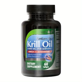 NutraA2Z Antarctic Krill Oil, 1000mg per Serving, 60 softgels