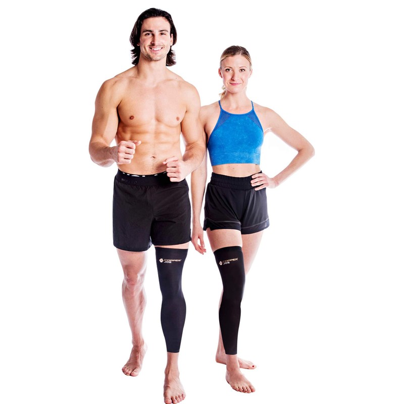 Copper Joe Full Leg Compression Sleeve - Ultimate Copper Infused,