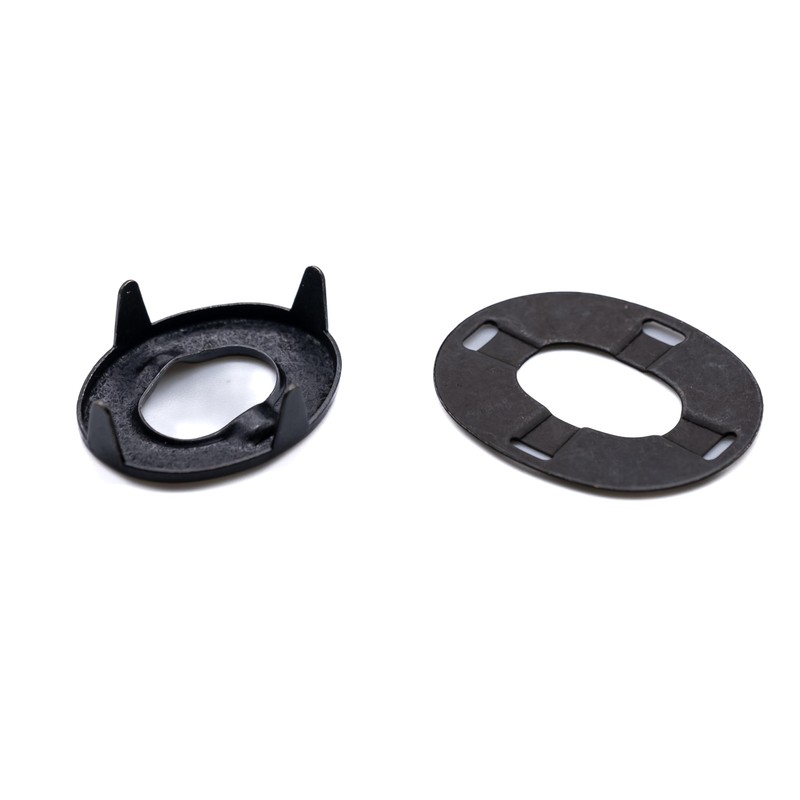 J Clarke Marine 10pcs Black turnbutton fastener 6mm kit eyelet