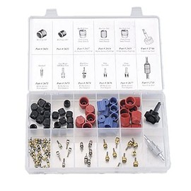 FJC 2663 Service Port Cap and Valve Core Assortment with Tools