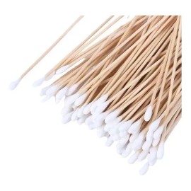 REGALCUR 500 Aplicadores De Madera Con Punta De Algodón Grado Médico