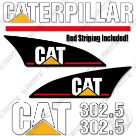 Aftermarket Fits Caterpillar 302.5 Decal Kit Mini Excavator Equipment Decals