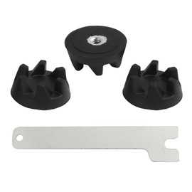 Pack of 3 Blender 9704230 Couplings Replacement Part, Compatible KSB52, KSB5, 5KSB5, 5KSB52, Includes Removal Tool, Suitable for Mixers and Juice Machines