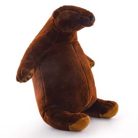 SNOWOLF Djungelskog Bear Giant Simulation Bear Toy Stuffed Animal Plush Doll Huge Cuddly Brown Teddy Bear for Home Decoration Valentine's Birthday Gift, 23.6 in/60 cm