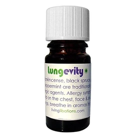 Living Libations - Organic/Wildcrafted Longevity For Easing Congestion/Allergies (.17 oz / 5 ml)