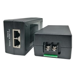 Gigabit DC PoE+ Injector | 12V 24V 36V DC Input | 50V 30W PoE+ Out Mode B | DC to DC Converter Solar PoE Adapter for ePMP2000/3000, Force400/425, Q61, TP-Link EAP225-outdoor, UVC-G4-PRO, NS-5AC