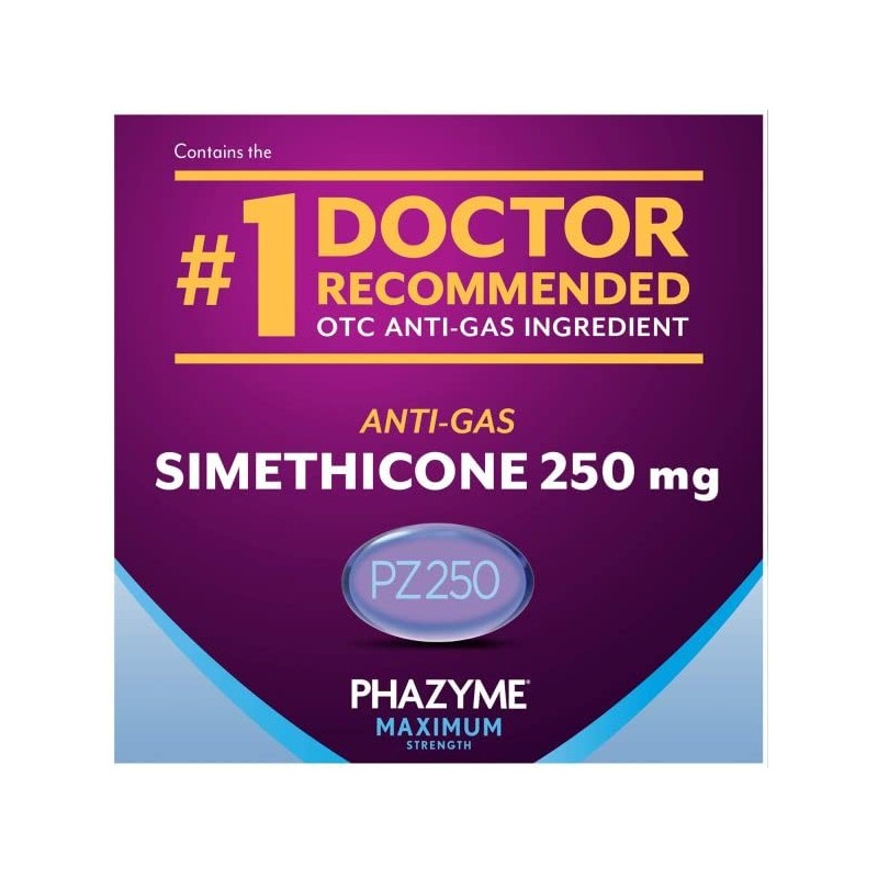 Phazyme Maximum Strength 250mg Anti Gas 24 ct. Softgel (Pack