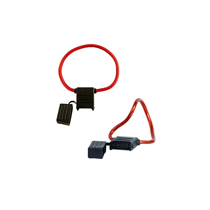 KafTon Maxi Blade Fuse Holder Splash-Proof 80A 8 AWG Cable
