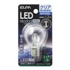 エルパ(ELPA) LED電球S形 LED電球 照明 E17 1.2W 昼白色 屋内用 LDA1CN-G-E17-G455