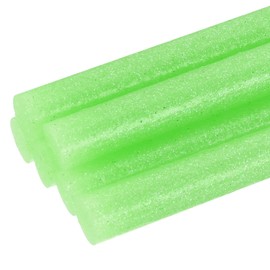 uxcell 6pcs Full Size Hot Glue Sticks for Glue Gun 0.43 x 8 inch Large Glue Sticks, 11 x 200mm Glitter Fruit Green