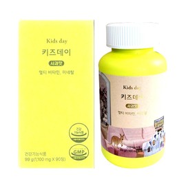 Better Day Kids Day Apple Flavor 1100mg x 90 Capsules (4) / 베러데이 키즈데이 사과맛 1100mg x 90캡슐 4개