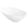 ASA 1990013 Á Table Ceramic Asymmetric Bowl, Glossy White, 22.5