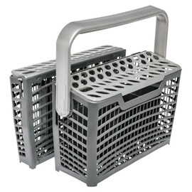 Electrolux Cestello Portaposate con 2 scomparti modulari, Manico salvaspazio, Compatibile con Lavastoviglie da 45cm/60cm, E4DHCB01