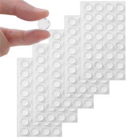 Furnigear Cabinet Bumpers Soft Self-Adhesive Clear Rubber Bumper- Cabinet Door pumpers dots Clear Cabinet stoppers Furniture Noise Reducing Silicone Rubber Bumper Extremely Durable(160Pcs)