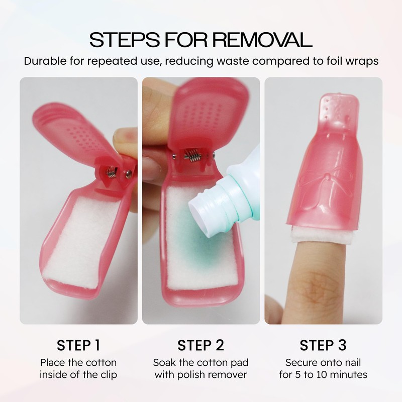 Pana Reusable Keeper Acrylic Nail Art Soak Off UV Gel