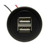 KFZ Auto Doppel USB 5V 2 x 2,5A Recessed socket